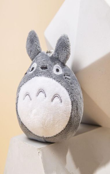 

10cm plush toy my neighbor totoro stuffed soft pendant dolls with keychain keyring great gift5421171, Silver