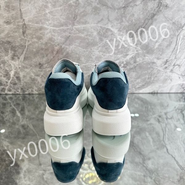 

2023 new luxury designers sneaker casual shoe sole white black leather womens mens high-quality flat lace up trainers sneakers size 35-46