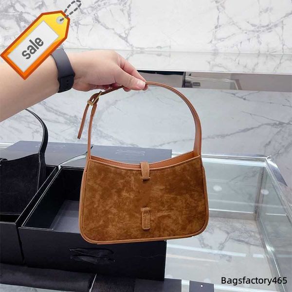 

women's brand designer handbags shoulder bags crossbody bag 2023 new fashion texture sanded leather portable single shoulder crescent b