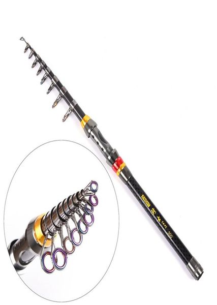 

lixada telescopic fishing lure rod reel combo set carbon fiber fishing rod pole spinning reel fishing bag for vara de pesca8540693