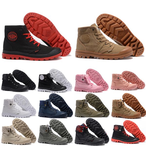 

designer mens women palladium boots men winter boots booties trainers casual sports platform shoes skateboard walking sneakers, Black