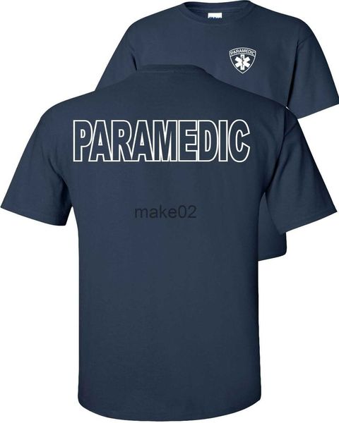 

men's t-shirts paramedic tshirt emergency medical services medic emt ems men shirt x0621, White;black