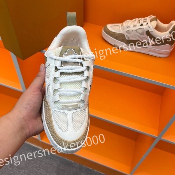 

2023 luxury designer running shoes men sports casual shoes ccity sneaker woman trainer calfskin reflective sneakers, Black
