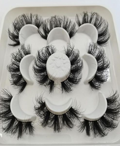 

false eyelashes 5 pair 25 mm mink fluffy lashes dramatic messy long makeup whole 25mm 3d3611770