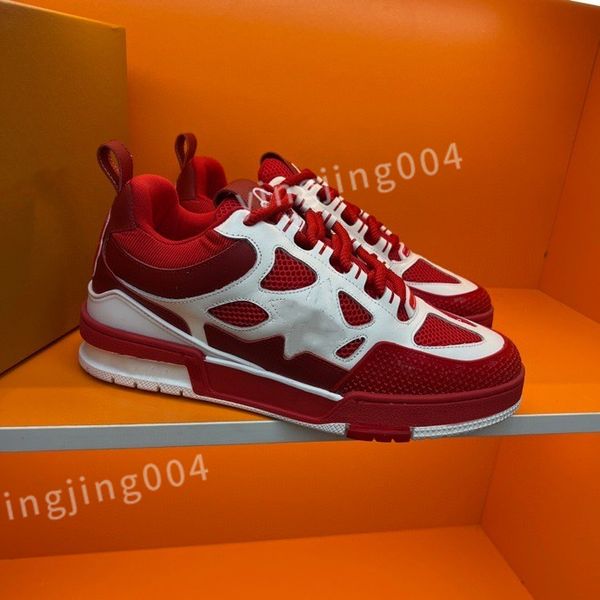 

2023 new luxury men's trainers designer man's casual shoes quality men lace-up sneakers outdoor runing sport shoe fashion mens bas, Black