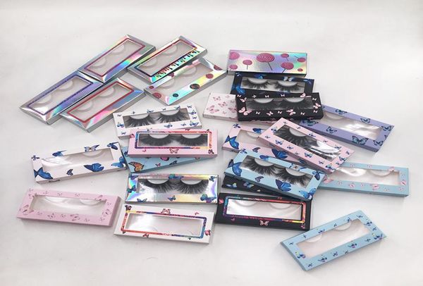 

whole r butterfly lash soft box for 25mm 27mm full strip lashes dramatic mink eyelash vendor4286264