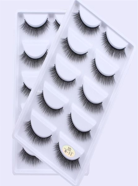 

5pair crisscross false eyelashes faux lashes voluminous natural false eyelash extension mink lashes makeup upper lashes h117838852