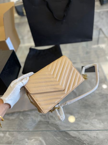 

designer loulou bag large shoulder chain clutch bags genuine leather purses luxury message handbags wallet