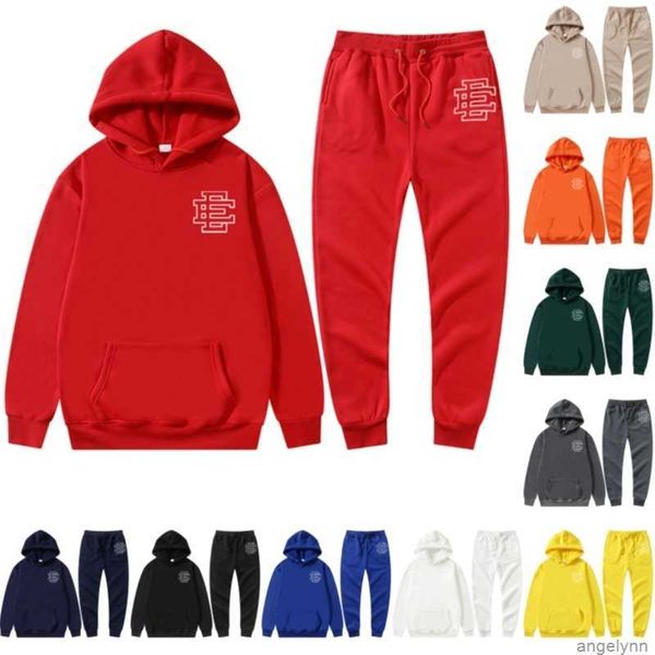 

ee mens designer hoodies eric emanuel tracksuits sweater sweatshirts streetwear loose luxury jacket hoodie windbreaker jumper letter printed, Black