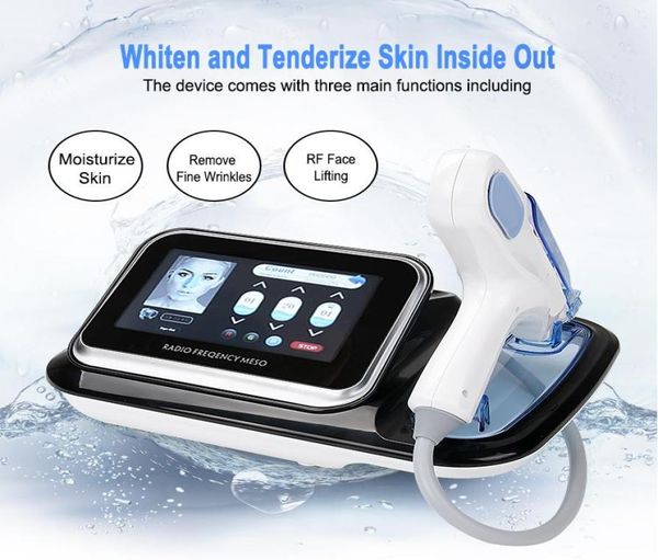 

needle mesotherapy gun rf led light therapy noneede meso gun water injection hydraulic acid injection antiaging skin rejuve8390309, Black;white