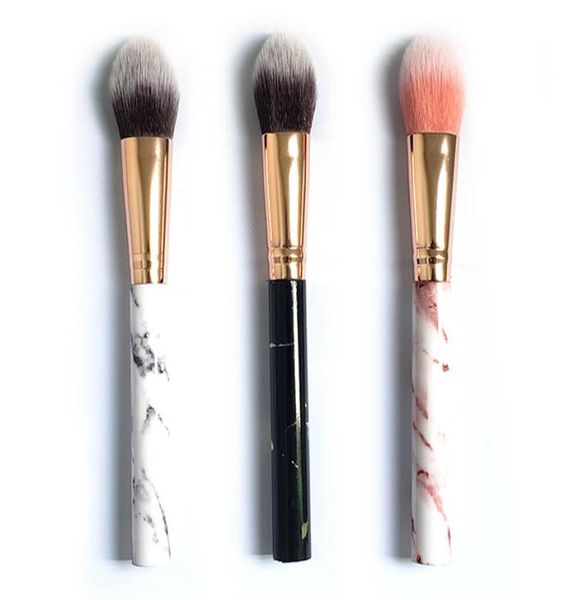 

beauty powder brush makeup brushes blush foundation round make up large cosmetics aluminum brushes soft face makeup2241831