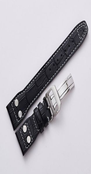 

20mm 22mm genuine calf leather watch strap with buckle clasp men039s watches band for fit iwc bracelet 020944, Black;brown