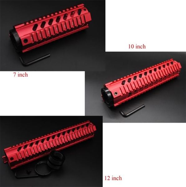 

new chinese red 7039039 10039039 12039039 length quad handguard fit 223 556 rifle picatinny rail mount 8529134