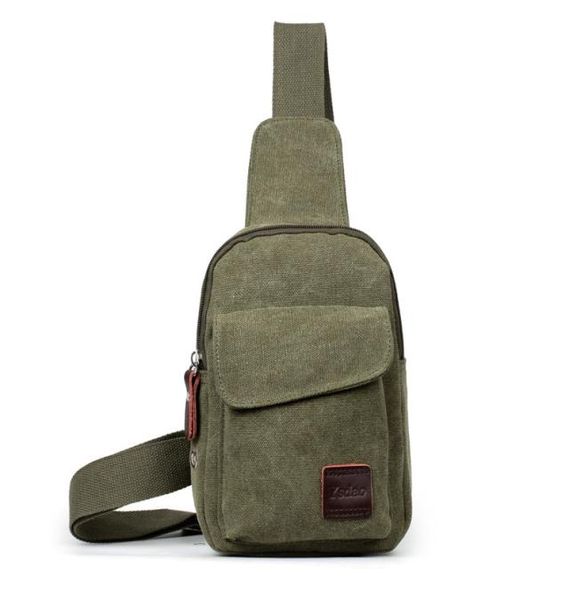 

new fashion mens shoulder bag sport crossbody handbag fabric texture canvas outdoor sling chest pack 5 colors9327282