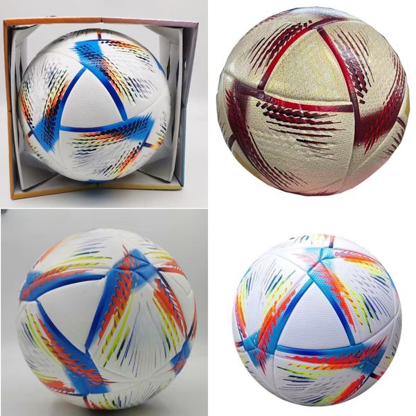 

22 23 new balls soccer ball size 5 high-grade nice match football the material for the champagne pu seamlessly heat bonded ship the balls wi