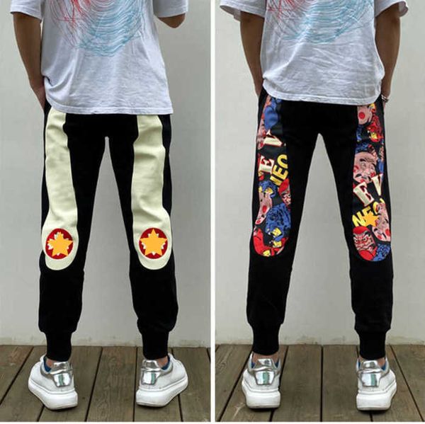 

men's pants 2023 new sweatpants baggy joggers fashion letter hip hop streetwear harem men casual cotton loose trousers stretchy fabric,, Blue