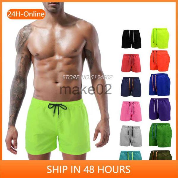 

men's plus size shorts beach shorts men trunk summer short pants solid breathable quick dry swim shorts surfing men thigh length s4xl p