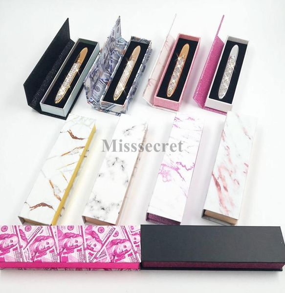 

new design adhesive eyeliner box selfadhesive eyelash eyeliners packaging box marble money packing box gifts boxes5068789