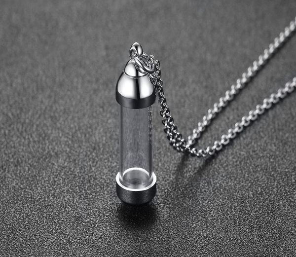 

valentines day gifts couples039 stainless steel necklaces with openable perfume bottle pendants pendant necklaces718316551, Silver