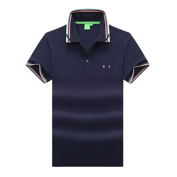 

mens luxury designer polo shirt luxury classic mens fashion t-shirt short sleeve leisure sports t-shirt black,white and pink classic versati, White;black
