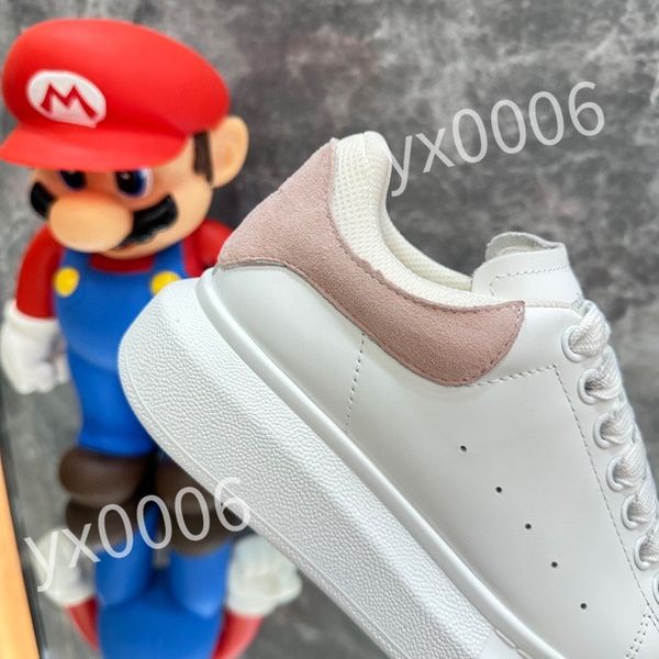 

new luxurys designers sneaker casual shoe sole white black leather womens mens high-quality flat lace up trainers sneakers size 35-46