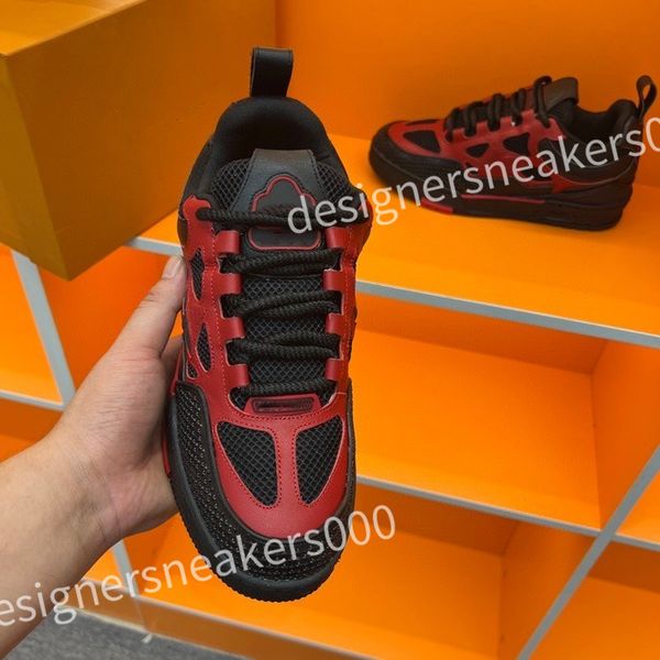 

2023 luxurys designer running shoes men sports casual shoes ccity sneaker woman trainer calfskin reflective sneakers, Black