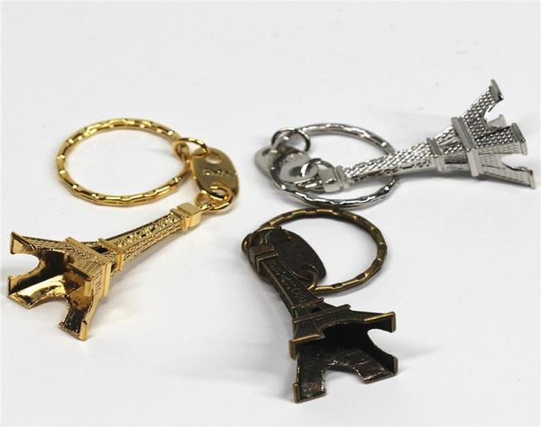

zakka vintage eiffel tower keychain tower pendant key ring gifts fashion wholes gold sliver bronze9956321, Silver