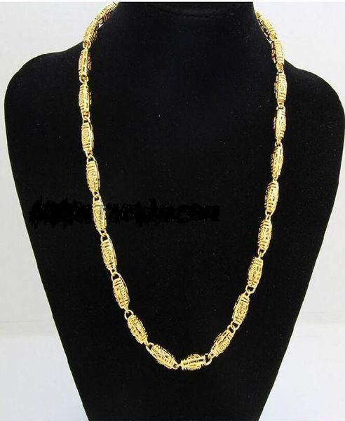 

buy fine yellow gold jewelry heavy mens 24k yellow solid gold gf chain necklace wide 7mm length 50cm weight 363664702, Silver