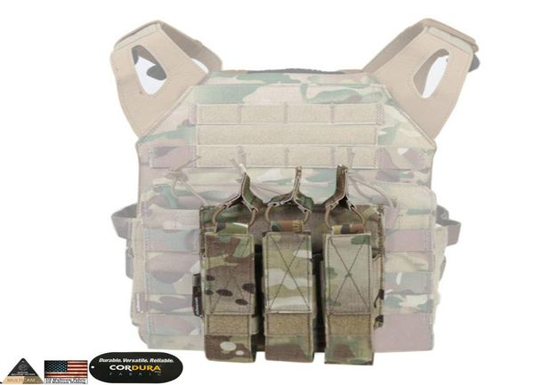 

bags modular triple pouches airsoft hunting mp7 magazine pouch wargame tactical accessories molle mag pouch multicam2146857