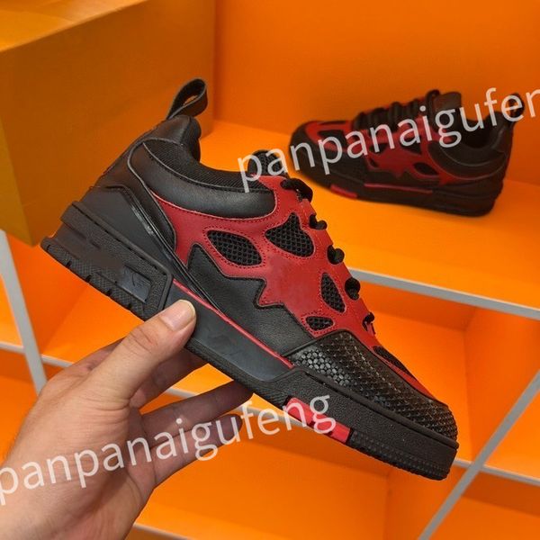 

new luxurys designer casual shoes for men sneakers fashion running sports shoes breathable non-slip walking women casual loafers sneaker, Black