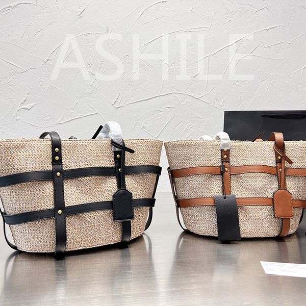 

designer women's fashion beachbags luxury handbags leisure time lazy style minimalist atmosphere women totes shoulder bags