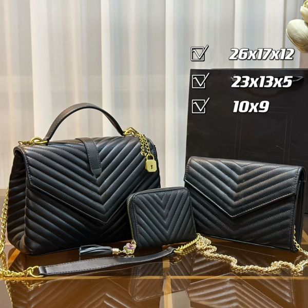 

luxury three-piece combo pack totes shoulder bags handbags tote bag designer women handbags luxury shoulder crossbody bags casaul handbags 0