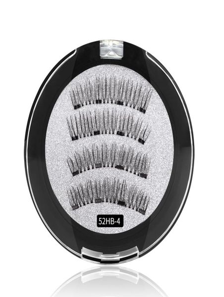 

7style 4 magnetic eyelashes 3d magnet lashes natural false eyelashes magnet lashes with round box 4111329