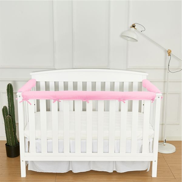

gg bed rails crib rail cover thickened anticollision antibite strip stitching buffer fence protective soft edge 230620
