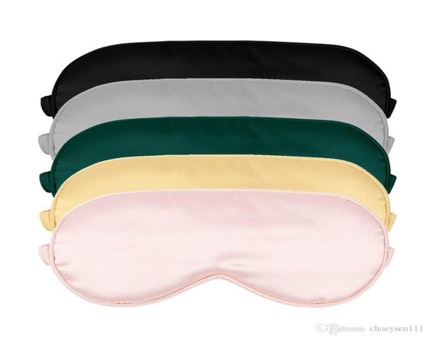 

100 3d silk sleep mask natural sleeping eye mask eyeshade cover shade eye patch soft portable blindfold travel2113325