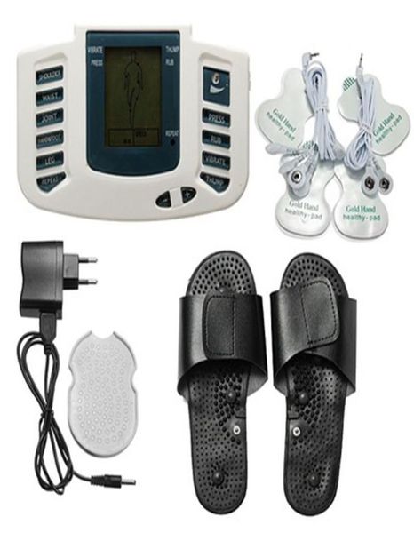 

jr309 electrical muscle stimulator full body relax massager health muscle therapy massager electro pulse tens acupuncture massage7484402