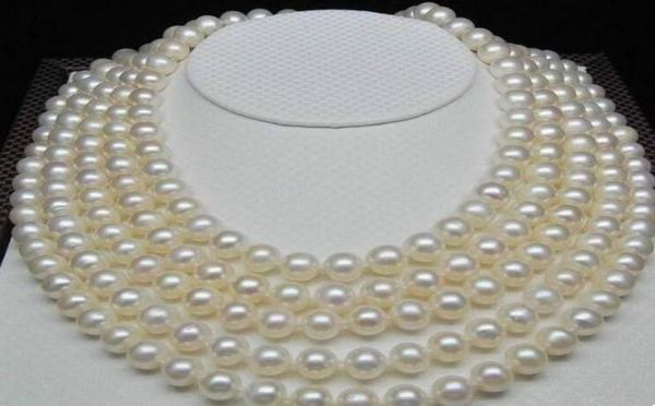 

gorgeous 89mm natural south sea white pearl necklace 55inch 14k gold clasp6752709, Silver