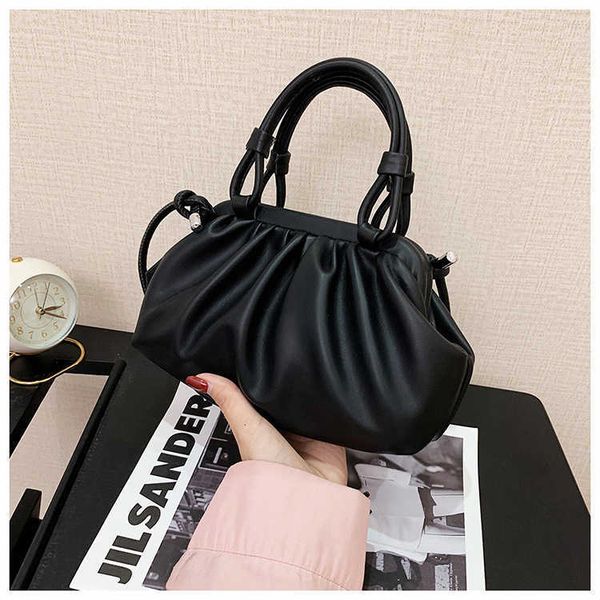 

bag women's new fashion shoulder bag trend new light luxury pleated women's bag women's handheld crossbody bag women