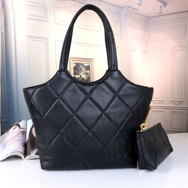 

designer tote shopping bags luxury tots bag lambskin large shoulder genuine leather women the totes bags crossbody lady fashion handbag