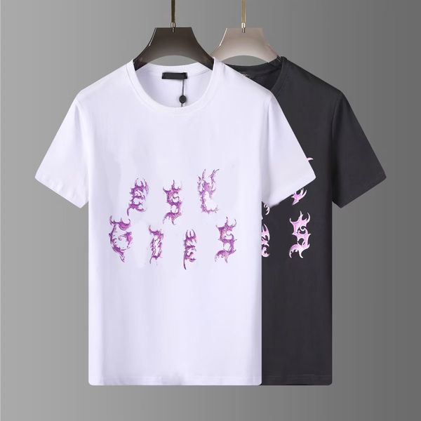 

mens designer t shirts letter printed short sleeve high street loose oversize casual t-shirt for05, White;black