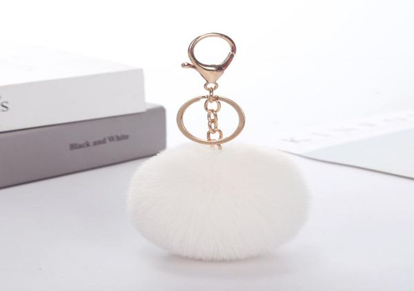 

bear plush pendant lady039s bag ornament imitation rabbit hair ball keychain pendant ladies luggage pendants artificial jewelry9670421