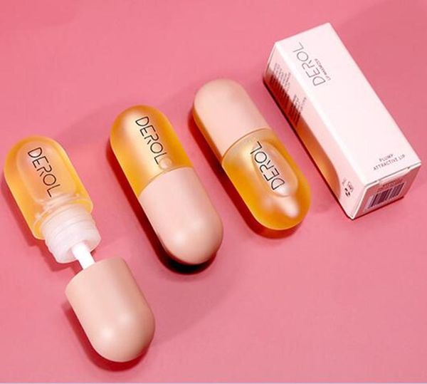 

derol plant extracts plumping lip serum plumper moisturizer volume lipgloss long lasting lips waterproof makeup 55ml2253118, Red;pink