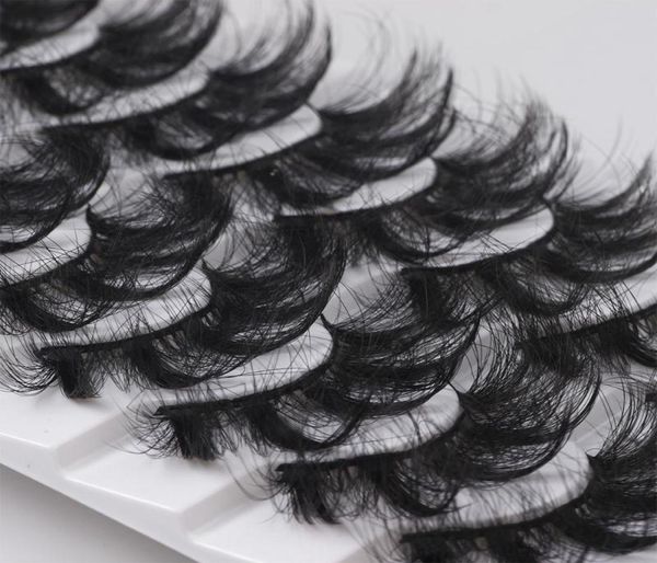 

false eyelashes hbzgtlad 10 pair 1825 mm mink fluffy lashes dramatic messy long makeup whole 3d8326878