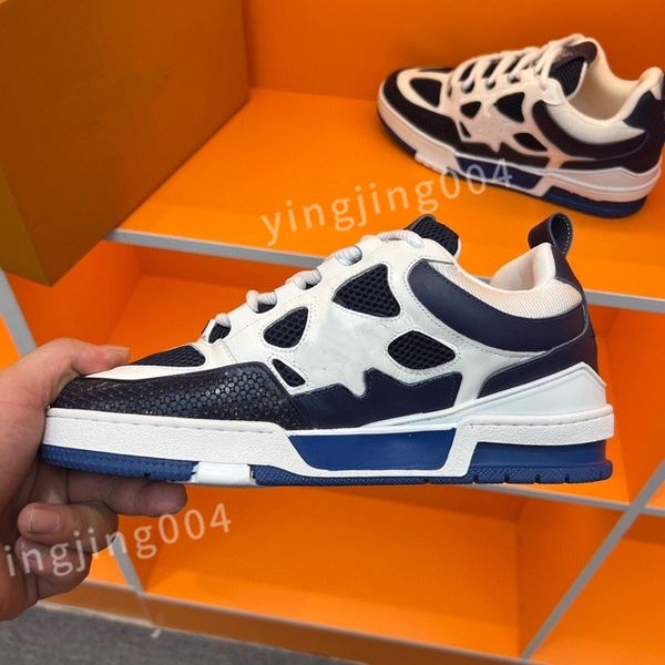 

men's trainers designer man's casual shoes quality men lace-up sneakers outdoor runing sport shoe fashion mens basketball shoes sn, Black
