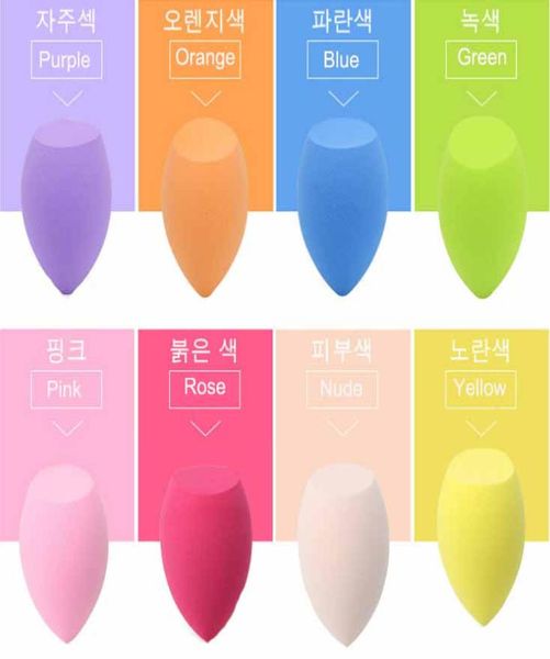 

500pcs makeup sponge cut shape foundation concealer smooth cosmetic powder puff make up blender tool gift christmas beauty eg1556695