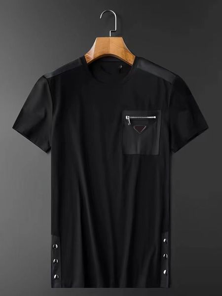 

designers shirt mens t-shirts tshirts breathable man tees shirts with budge shorts tees streewears m-4xl, White;black