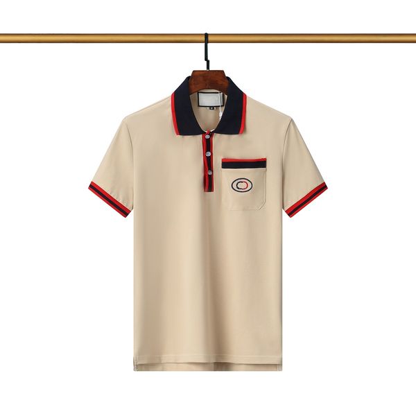 

mens stylist polos shirts luxurys men clothes short sleeve fashion casual men's summer t shirt many colors are available size m-3xl men, White;black
