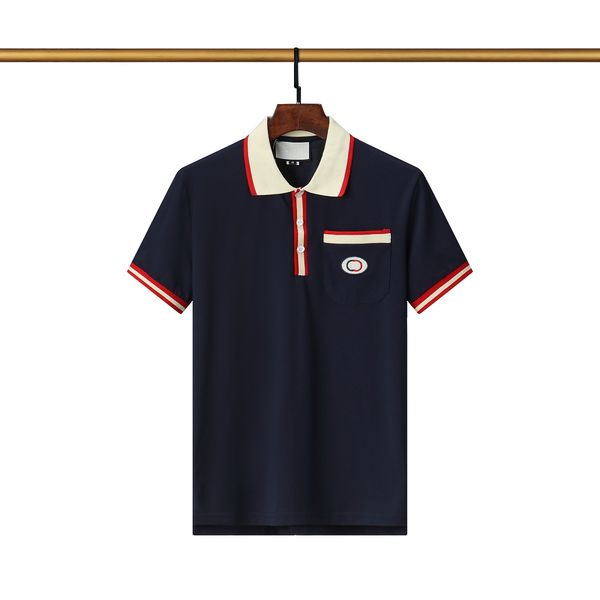 

mens stylist polos shirts luxurys men clothes short sleeve fashion casual men's summer t shirt many colors are available size m-3xl men, White;black