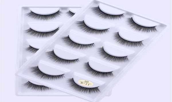 

5pair crisscross false eyelashes faux lashes voluminous natural false eyelash extension mink lashes makeup upper lashes h111163429