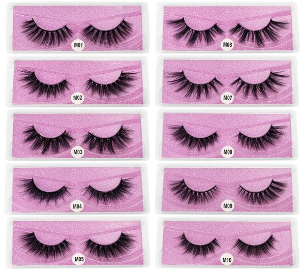

whole 3d faux mink hair false eyelashes dramatic eyelash natural long soft handmade cruelty black lashes6047885